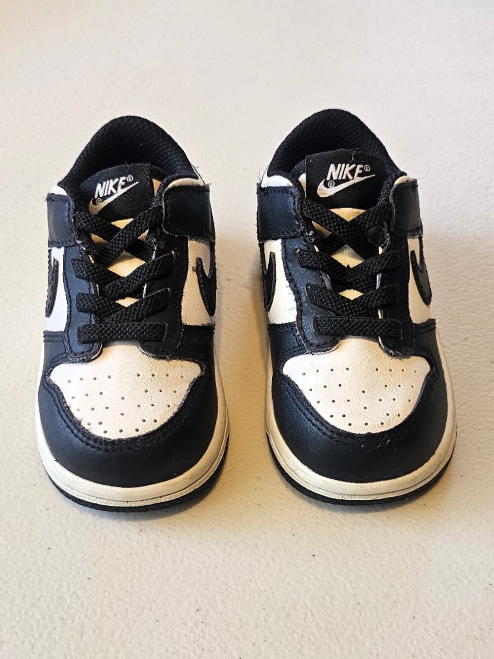 Nike Toddler Panda Sneakers (Size 6C) 🖤🤍